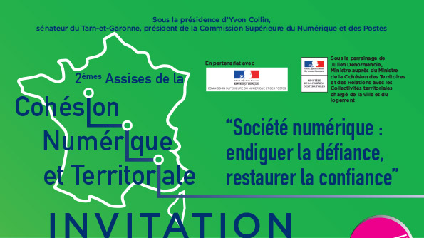 Invitation, 2èmes Assises de la Cohésion Numérique et Territoriale